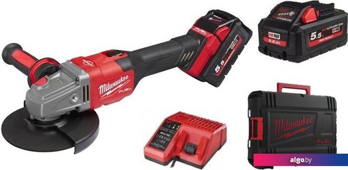 

Угловая шлифмашина Milwaukee M18 FHSAG125XB-552X Fuel 4933471079 (с 2-мя АКБ)