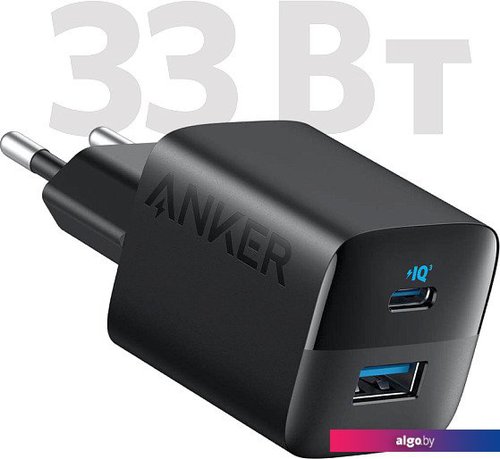 

Сетевое зарядное Anker 323 33W USB-C/USB-A, Черный