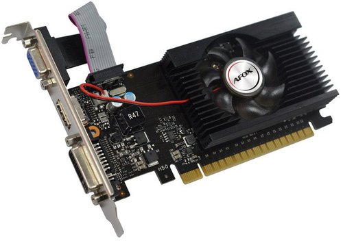 

Видеокарта AFOX GeForce GT710 1GB DDR3 AF710-1024D3L5-V3