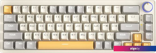 

Клавиатура Cyberlynx ZA68 Beige Gray Yellow (TNT Yellow)