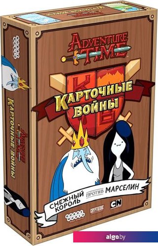 

Настольная игра Мир Хобби Время приключений.Карточные войны:Снежный король против Марселин