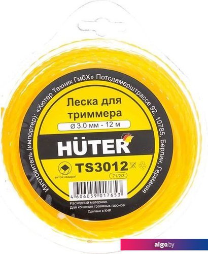 

Леска для триммера Huter Витой квадрат TS3012 71/2/3