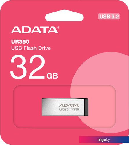 

USB Flash ADATA UR350 32GB UR350-32G-RSR/BK (серебристый/черный)