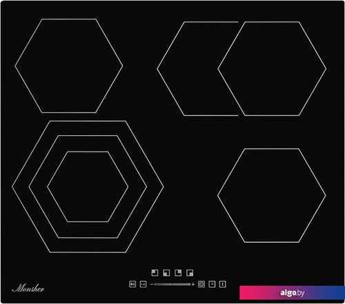 

Варочная панель Monsher MHE 6019, Черный