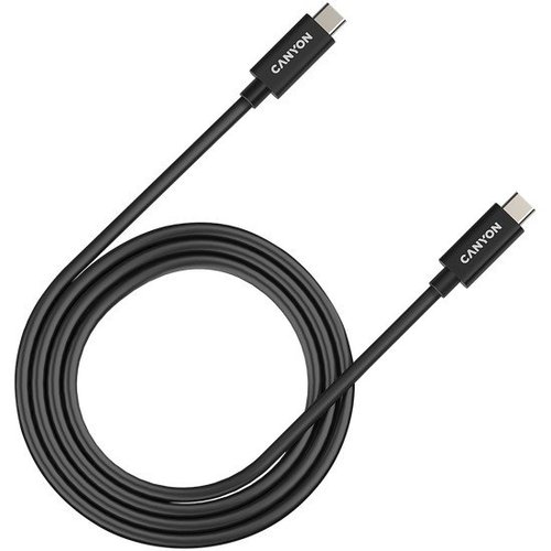 

Кабель Canyon UC-44 CNS-USBC44B USB Type-C - USB Type-C (1 м, черный)