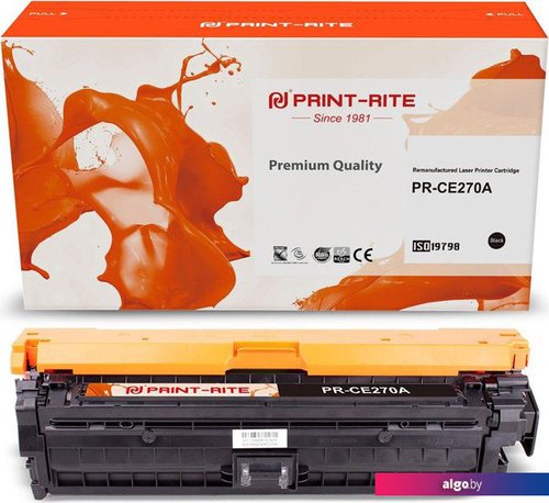 

Картридж Print-Rite PR-CE270A (аналог HP CE270A)