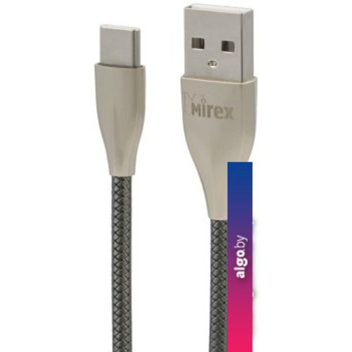 

Кабель Mirex 13700-BC017TGR USB Type-A - USB Type-C (1.2 м, серый)