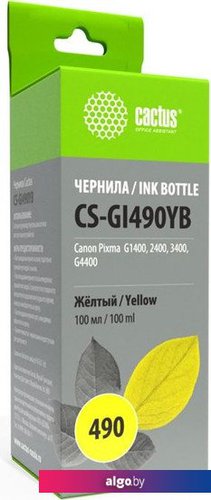 

Чернила CACTUS CS-GI490YB