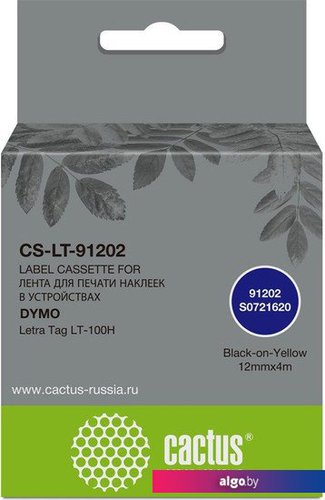 

Картридж CACTUS CS-LT-91202 (аналог Dymo LT-91202)