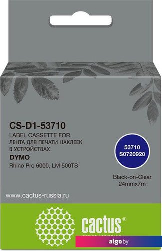 

Картридж CACTUS CS-D1-53710 (аналог Dymo D1-53710)