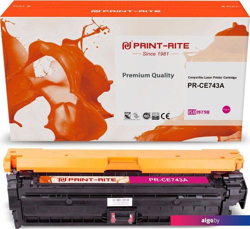 

Картридж Print-Rite PR-CE743A (аналог HP CE743A), Пурпурный