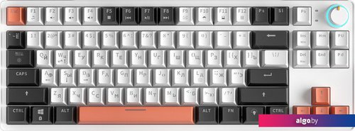 

Клавиатура Cyberlynx ZA87 White Black Orange (TNT Yellow)