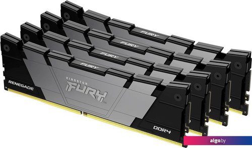 

Оперативная память Kingston FURY Renegade 4x16ГБ DDR4 3200 МГц KF432C16RB12K4/64