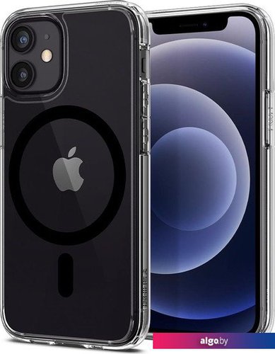 

Чехол для телефона Spigen Ultra Hybrid Mag (MagFit) для iPhone 12/12 Pro ACS02626 (черный)