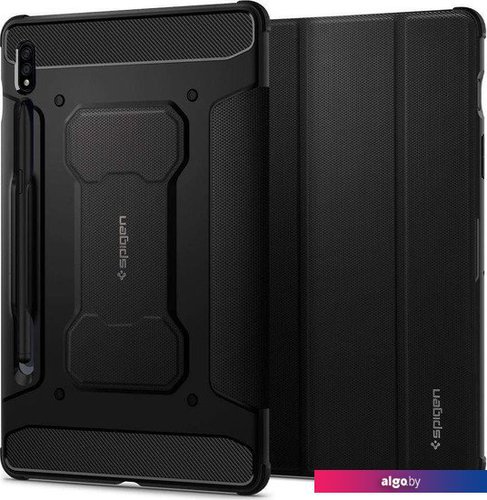 

Чехол для планшета Spigen Rugged Armor Pro для Galaxy Tab S8/Tab S7 (черный)