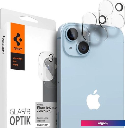 

Защитное стекло Spigen Optik TR Lens Protector для iPhone 14/14 Plus AGL05229 (2шт)