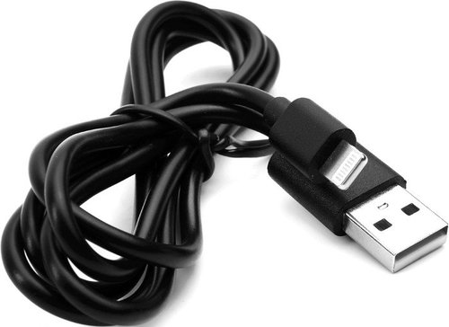 

Кабель Ergolux ELX-CDC03P-C02 ПРОМО USB Type-A - Lightning (1 м, черный)