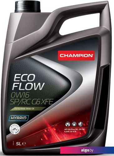 

Моторное масло Champion Eco Flow 0W-16 SP/RC G6 XFE 5л