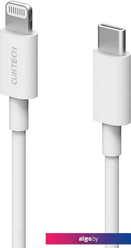 

Кабель Cuktech KLC-5497 USB Type-C - Lightning (1 м, белый)