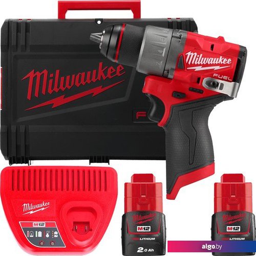 

Дрель-шуруповерт Milwaukee M12 FUEL M12FDD2-202X 4933479873 (с 2-мя АКБ 2 Ач, кейс)