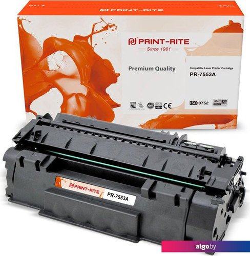 

Картридж Print-Rite PR-Q7553A (аналог HP Q7553A), Черный