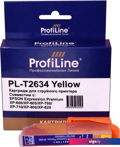 

Картридж ProfiLine PL-T2634 (аналог Epson T2634_Y)