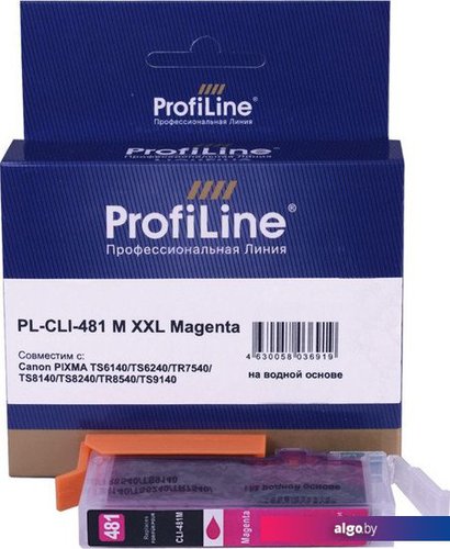 

Картридж ProfiLine PL-CLI-481M-XXL (аналог Canon CLI-481M XXL_M)