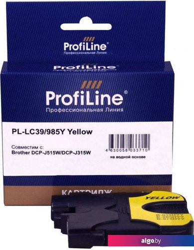 

Картридж ProfiLine PL-LC39/985Y (аналог Brother LC39/985Y_Y)