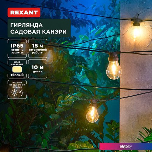 

Садовая гирлянда Rexant Канэри 602-2421