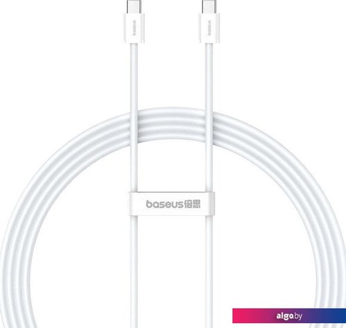 

Кабель Baseus Superior Series 2 Fast Charging Data Cable 100W USB Type-C - USB Type-C (2 м, белый)