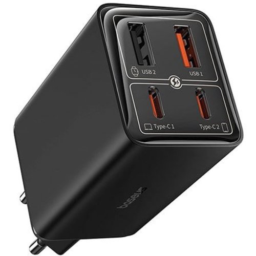 

Сетевое зарядное Baseus GaN6 Pro Fast Charger 2C+2U 65W P10162701113-00 (черный)