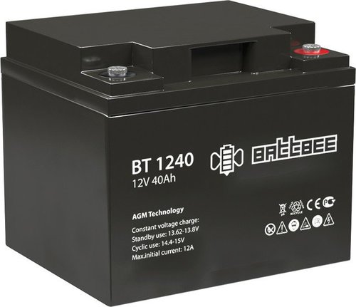 

Аккумулятор для ИБП BattBee BT 1240 (12В/40Ач)