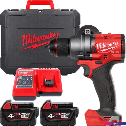 

Ударная дрель-шуруповерт Milwaukee M18 FUEL M18FPD3-402C 4933492473 (с 2-мя АКБ 4 Ач, кейс)