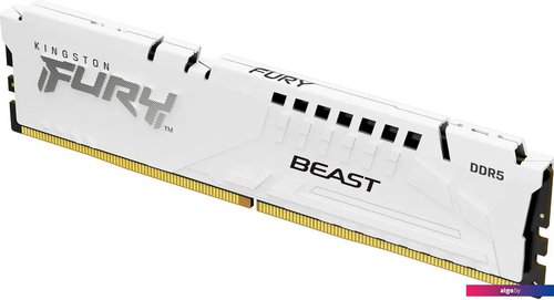 

Оперативная память Kingston FURY Beast 32ГБ DDR5 6000 МГц KF560C30BW-32, Белый