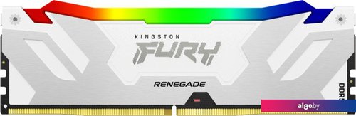 

Оперативная память Kingston FURY Renegade RGB 16ГБ DDR5 6400 МГц KF564C32RWA-16, Белый;серебристый