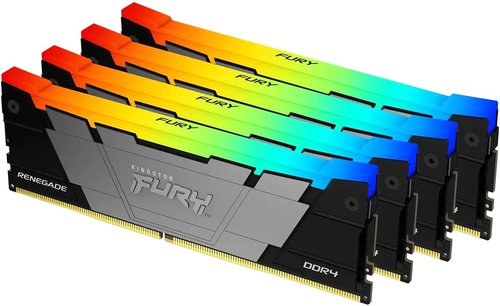 

Оперативная память Kingston FURY Renegade RGB 4x16ГБ DDR4 3200 МГц KF432C16RB12AK4/64