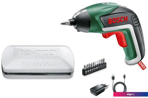 Электроотвертка Bosch IXO V 06039a8000 (набор оснастки)