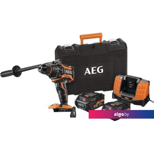 

Ударная дрель-шуруповерт AEG Powertools BSB 18BL LI-602C 4935464100 (с 2-мя АКБ 6 Ач, кейс)