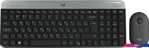 

Офисный набор Logitech MK470 Slim Wireless Combo 920-009204 (графитовый)