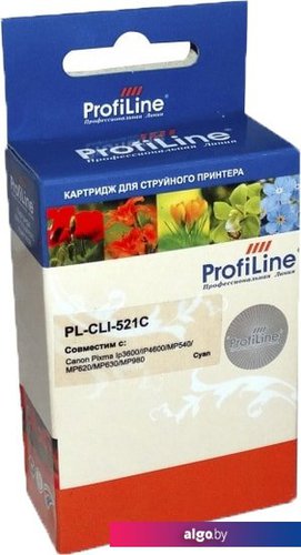 

Картридж ProfiLine PL-CLI-521C-C (аналог Canon CLI-521 Cyan)