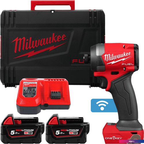 

Винтоверт Milwaukee M18 FUEL M18ONEID3-502X 4933492804 (с 2-мя АКБ, кейс)