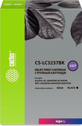 

Картридж CACTUS CS-LC3237BK (аналог Brother LC3237BK)