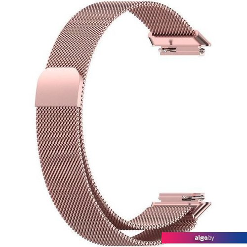 

Браслет Rumi Milanese loop металлический для Huawei Band 7 (розовый)