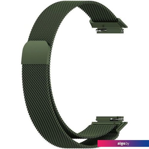 

Браслет Rumi Milanese loop металлический для Huawei Band 7 (темно-зеленый)