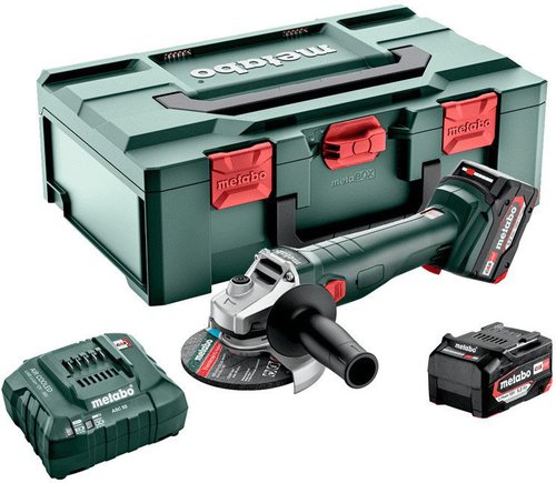 

Угловая шлифмашина Metabo W 18 L 9-125 602249650 (с 2-мя АКБ 5.2 А•ч, кейс)