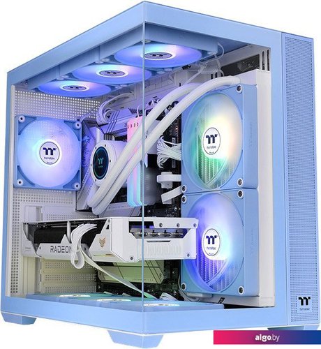 Корпус Thermaltake View 380 TG ARGB Hydrangea Blue CA-1Z2-00MFWN-00