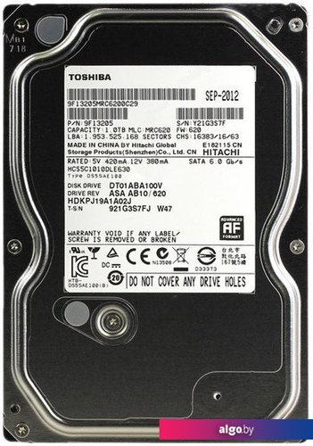 

Жесткий диск Toshiba DT01ABA V 1TB (DT01ABA100V)