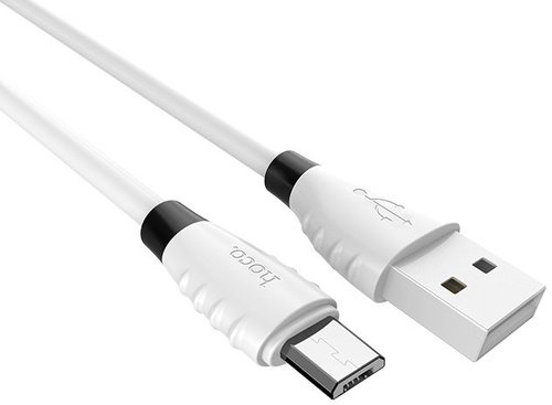 

Кабель Hoco X27 USB Type-A - microUSB (1.2 м, белый)