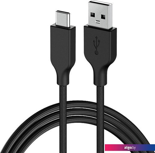 

Кабель Genius ACC-A2CC-3A USB Type-A - USB Type-C (1 м, черный)