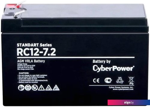 

Аккумулятор для ИБП CyberPower RC12-7.2 (12В/7.2 А·ч)